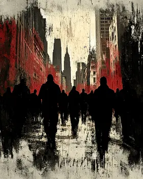 Dystopian Walk Art Prints - 8"x10" Artwork