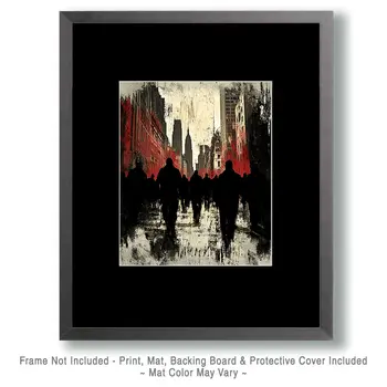 Dystopian Walk Art Prints - 8"x10" Artwork