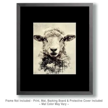 Dystopian Sheep Art Prints - 8"x10" Artwork