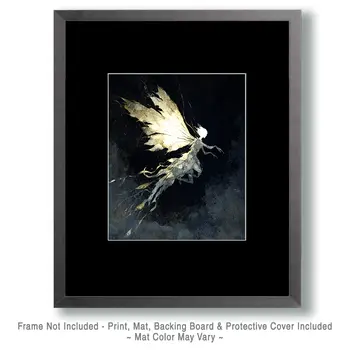 Dark Fairy Art Print - Fairies 8"x10" Artwork