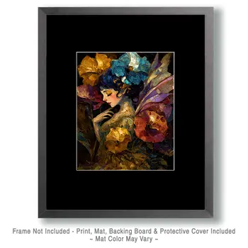 Impressionist Fairy Art Print - Fairies 8"x10" Artwork