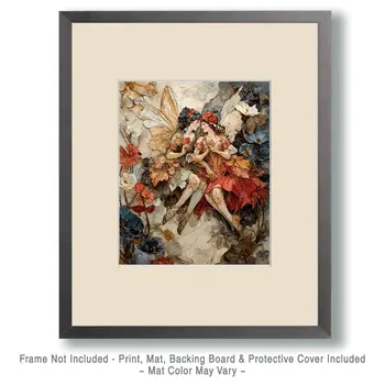 Fairy Whispers Art Print - Fairies 8"x10" Artwork
