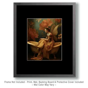 Fairy Waiting in Parlor Art Print - Fairies 8"x10" Artwork