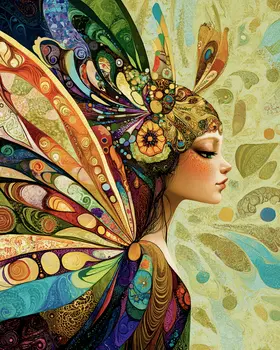 West Coast Fae - Fairies Wall Art Prints – 8″x10″ Artwork for 11″x14″ Frame