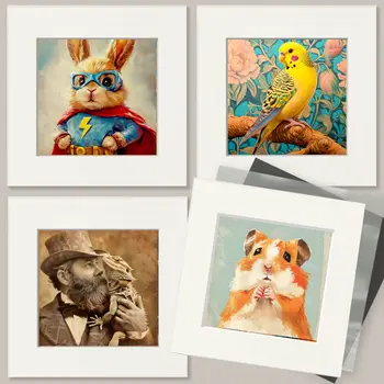 Stylized Hedgehog #2 - Pet Modern Art Prints – 8″x10″ Artwork for 11″x14″ Frame