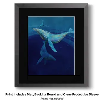Vintage Scuba Diver 8”x10” Art Print