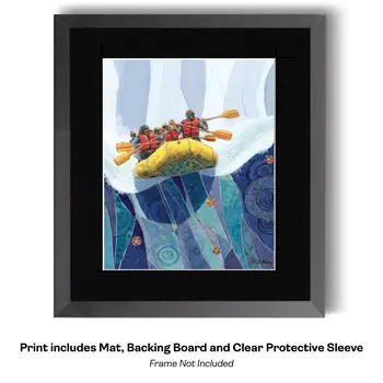 Vintage Scuba Diver 8”x10” Art Print