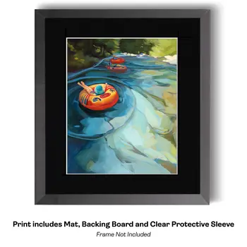 Vintage Scuba Diver 8”x10” Art Print