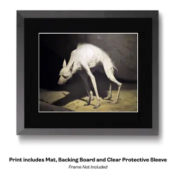 Official Jackalope Portrait - Cryptids Art Prints - 8"x10" Artwork for 10"x12" Frame