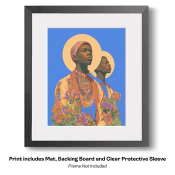 African Portraits 10 –  Worldwide People 8″x10″ Artwork for 10″x12″ Frame