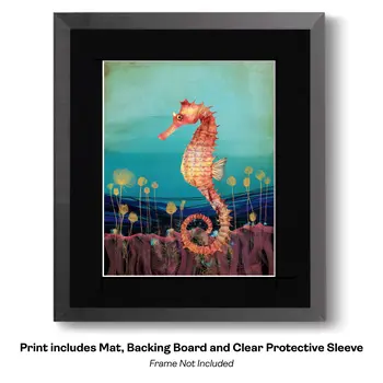 Vintage Scuba Diver 8”x10” Art Print