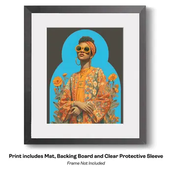 African Portraits 10 –  Worldwide People 8″x10″ Artwork for 10″x12″ Frame