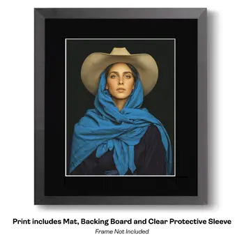 International Cowgirl 10 - International Cowgirl Keepsake Art Prints 8"x10" Artwork for 11"x14" Frame