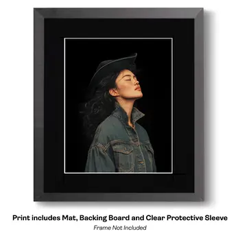 International Cowgirl 10 - International Cowgirl Keepsake Art Prints 8"x10" Artwork for 11"x14" Frame