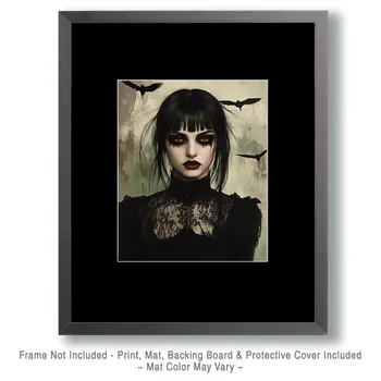 Goth Vampire - Gothic 8"x10" Artwork