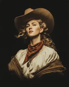 International Cowgirl 13 - International Cowgirl Keepsake Art Prints 8"x10" Artwork for 11"x14" Frame