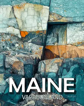 Cliffside - Maine Souvenir Art Prints - 8"x10" Artwork