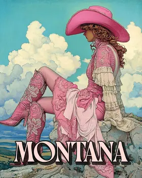 Summer Relaxation - Montana Souvenir Art Prints - 8"x10" Artwork