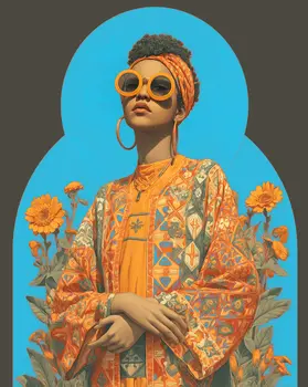 African Portraits 10 –  Worldwide People 8″x10″ Artwork for 10″x12″ Frame