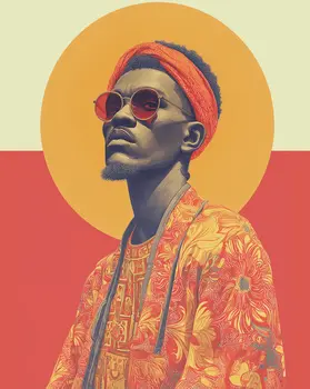 African Portraits 2 –  Worldwide People 8″x10″ Artwork for 10″x12″ Frame