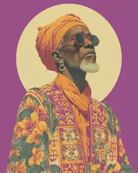 African Portraits 7 –  Worldwide People 8″x10″ Artwork for 10″x12″ Frame