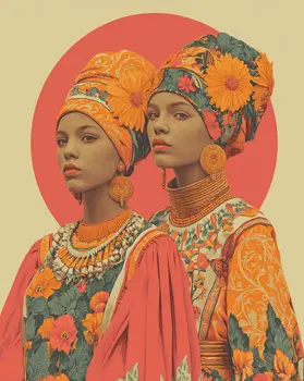 African Portraits 9 –  Worldwide People 8″x10″ Artwork for 10″x12″ Frame