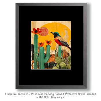 Desert Morning - American Southwest Art Prints - 8"x10" Artwork for 11"x14" Frame