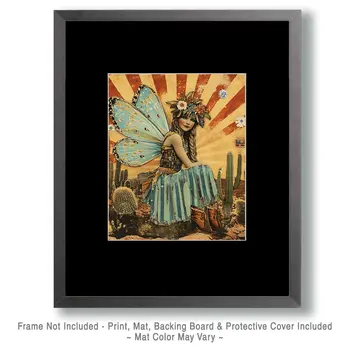 Arizona Fairy - American Southwest Art Prints - 8"x10" Artwork for 11"x14" Frame