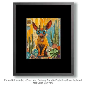 Northern Chupacabra - American Southwest Art Prints - 8"x10" Artwork for 11"x14" Frame