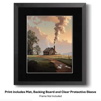 Spring Has Sprung at Last - Classic Landscape 8"x10" Art Print