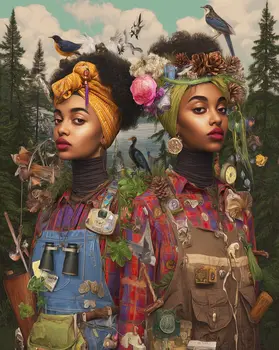 Maximalist Bird Watching Besties: Too Much is Never Enough