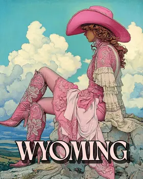 Summer Relaxation - Wyoming Souvenir Art Prints - 8"x10" Artwork