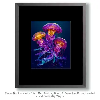 Jellyfish Luminescence Art Print - 8"x10" Artwork
