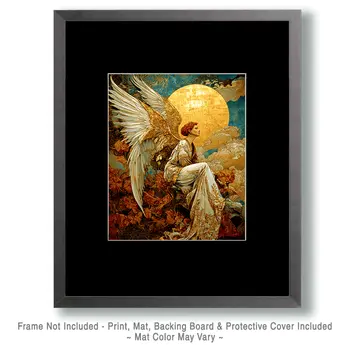 Angel on High Art Print - 8"x10" Artwork