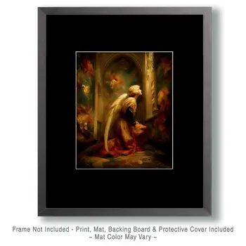 Yearning Angel Art Print - 8"x10" Artwork