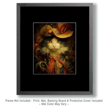 Sir Artemis the Cat Art Print - 8"x10" Artwork