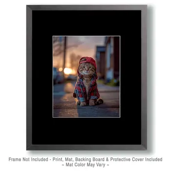Young Street Kitty - 8"x10" Artwork