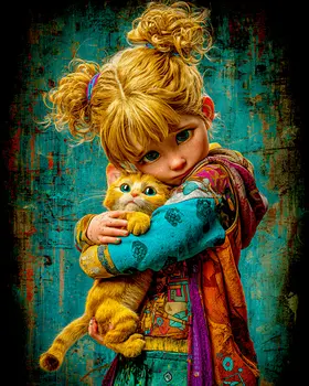 Bestest Cat Ever Cat Art Print - 8"x10" Artwork