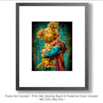Bestest Cat Ever Cat Art Print - 8"x10" Artwork