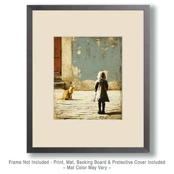 Hello Kitty Cat Art Print - 8"x10" Artwork