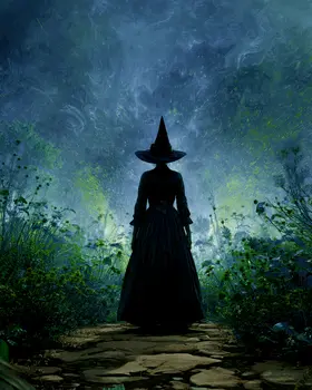 The Western Witch Astral Plane Art Print - 8"x10" Artwork