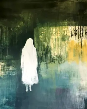 Abstract Ghost Astral Plane Art Print - 8"x10" Artwork