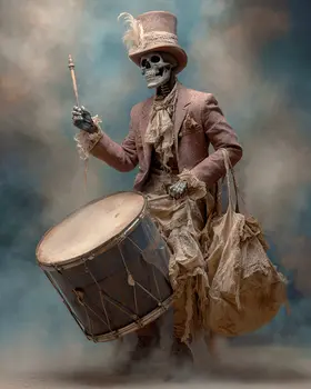 Drummer of Tedworth Ghost Astral Plane Art Print - 8"x10" Artwork
