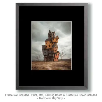 The Crooked House Astral Plane Art Print - 8"x10" Artwork