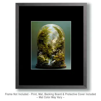 Fairy in a Bell Jar Astral Plane Art Print - 8"x10" Artwork