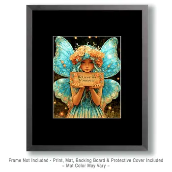 Believe in Yourself Fairy - Fairies Art Print - 8"x10" Artwork