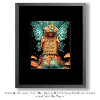 Magic Happens Fairy - Fairies Art Print - 8"x10" Artwork