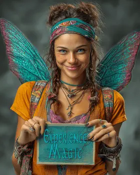 Experience Magic Fairy - Fairies Art Print - 8"x10" Artwork