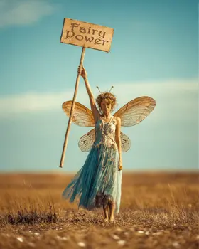 Fairy Power - Fairies Art Print - 8"x10" Artwork