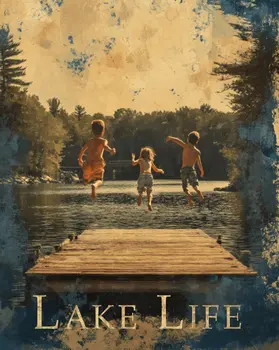 Lake Life Art Print - 8"x10" Artwork